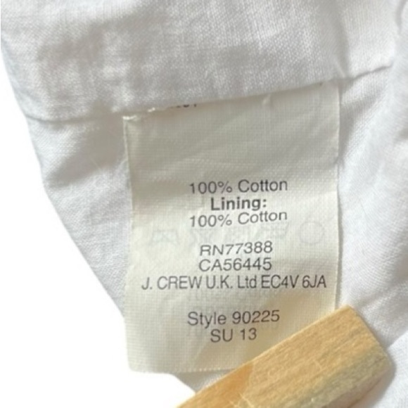 Madewell White Eyelet Cotton Mini Dress Size 4 - Picture 13 of 13